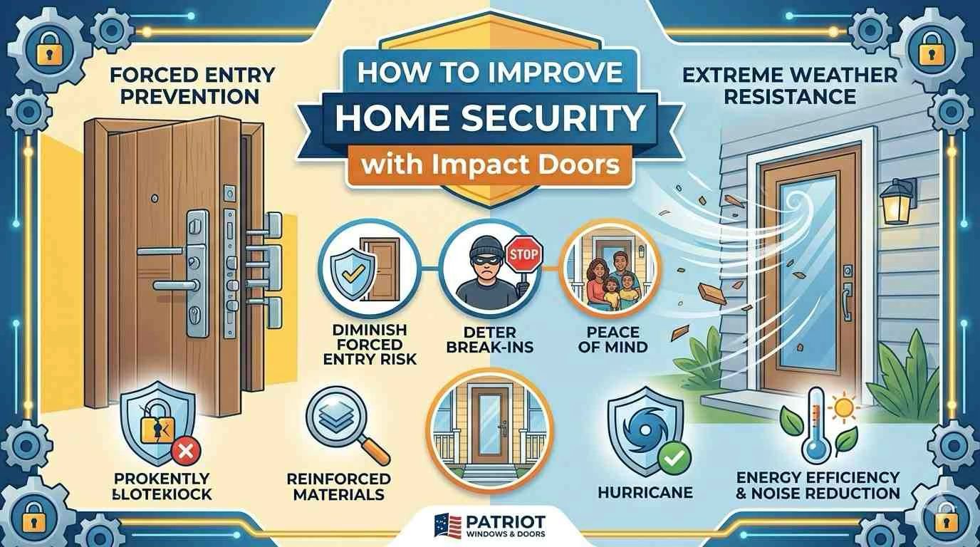 How to Improve Home Security With Impact Doors