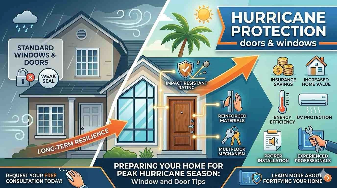 Preparing Your Home for Peak Hurricane Season: Window and Door Tips