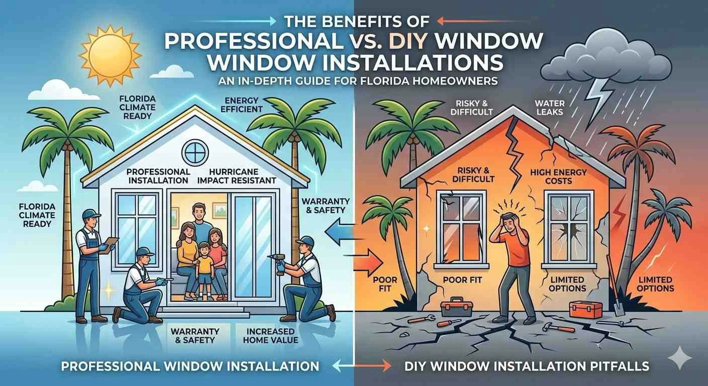 The Benefits of Professional vs. DIY Window Installations
