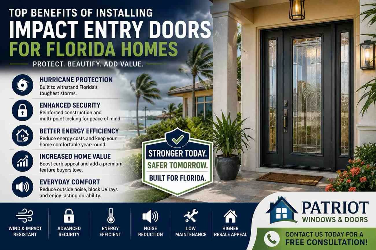 Top Benefits of Installing Impact Entry Doors in Florida